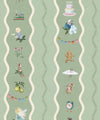 Slippery Slip Wallpaper, Sage