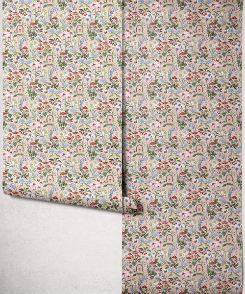 The Wishing Door Wallpaper, Blush