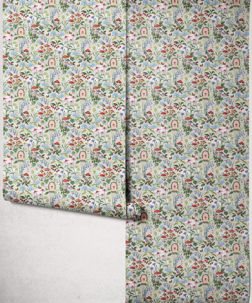 The Wishing Door Wallpaper, Mushroom
