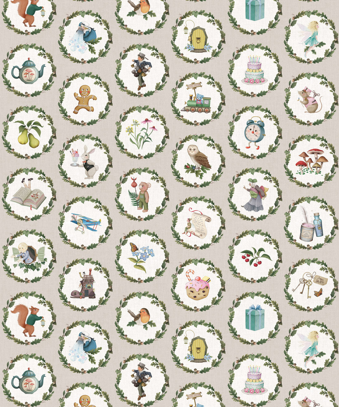 Enchanted Keepsakes Wallpaper, Mushroom