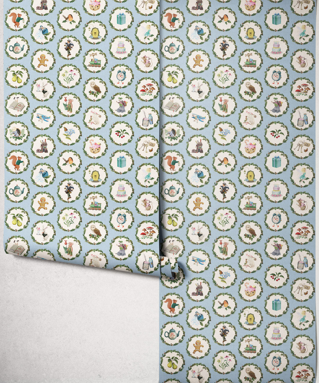 Enchanted Keepsakes Wallpaper, Periwinkle