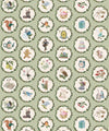 Enchanted Keepsakes Wallpaper, Sage