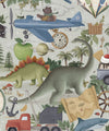 Adventureland Wallpaper, Misty Green