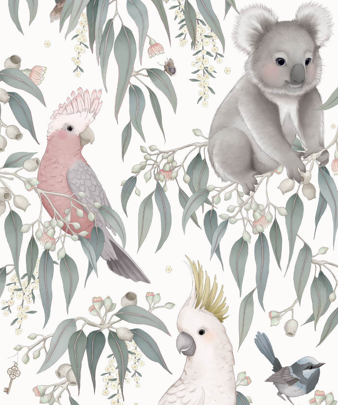 Bush Babies Wallpaper, Gardenia