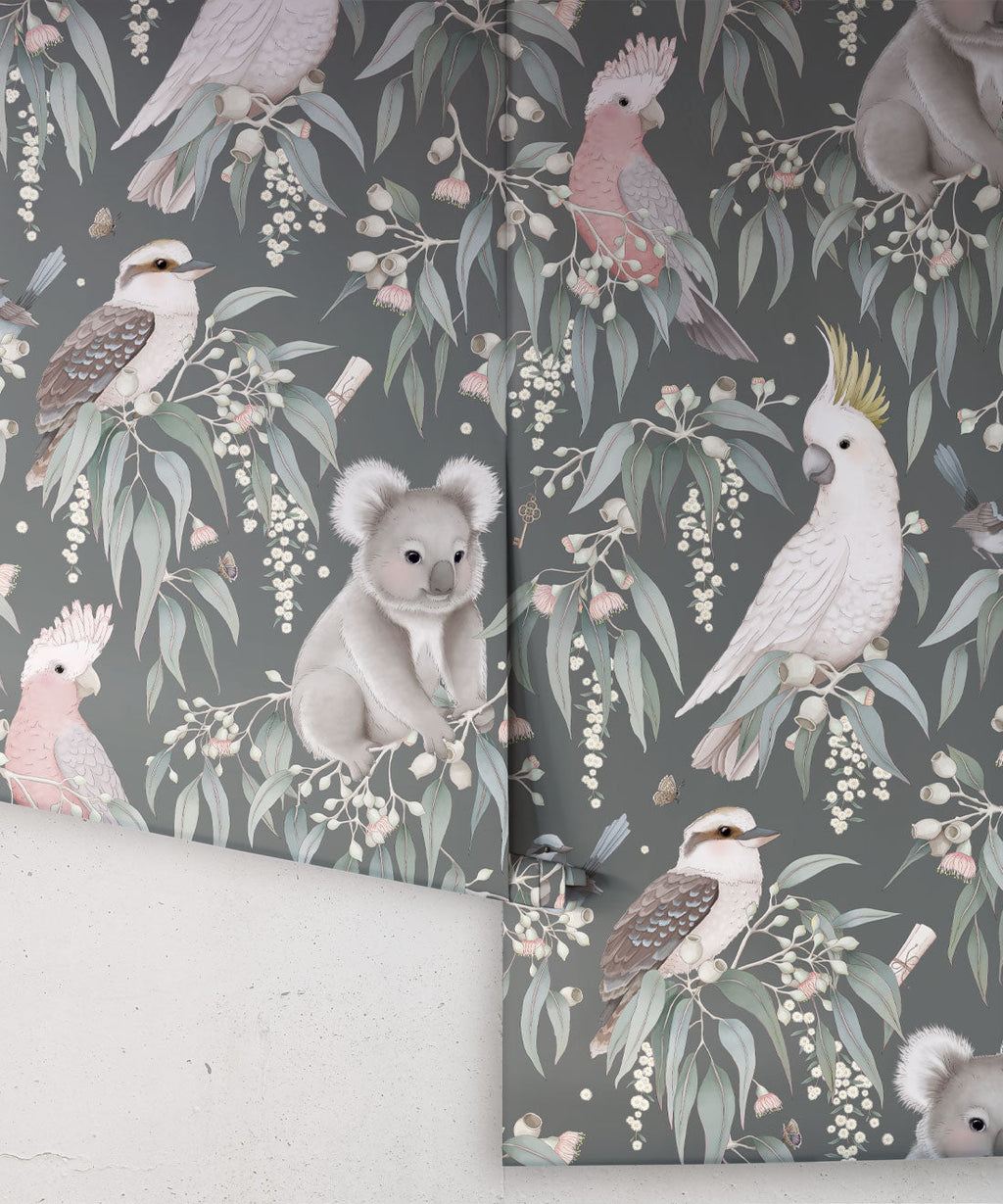 Bush Babies by Fleur Harris - Gum Grey