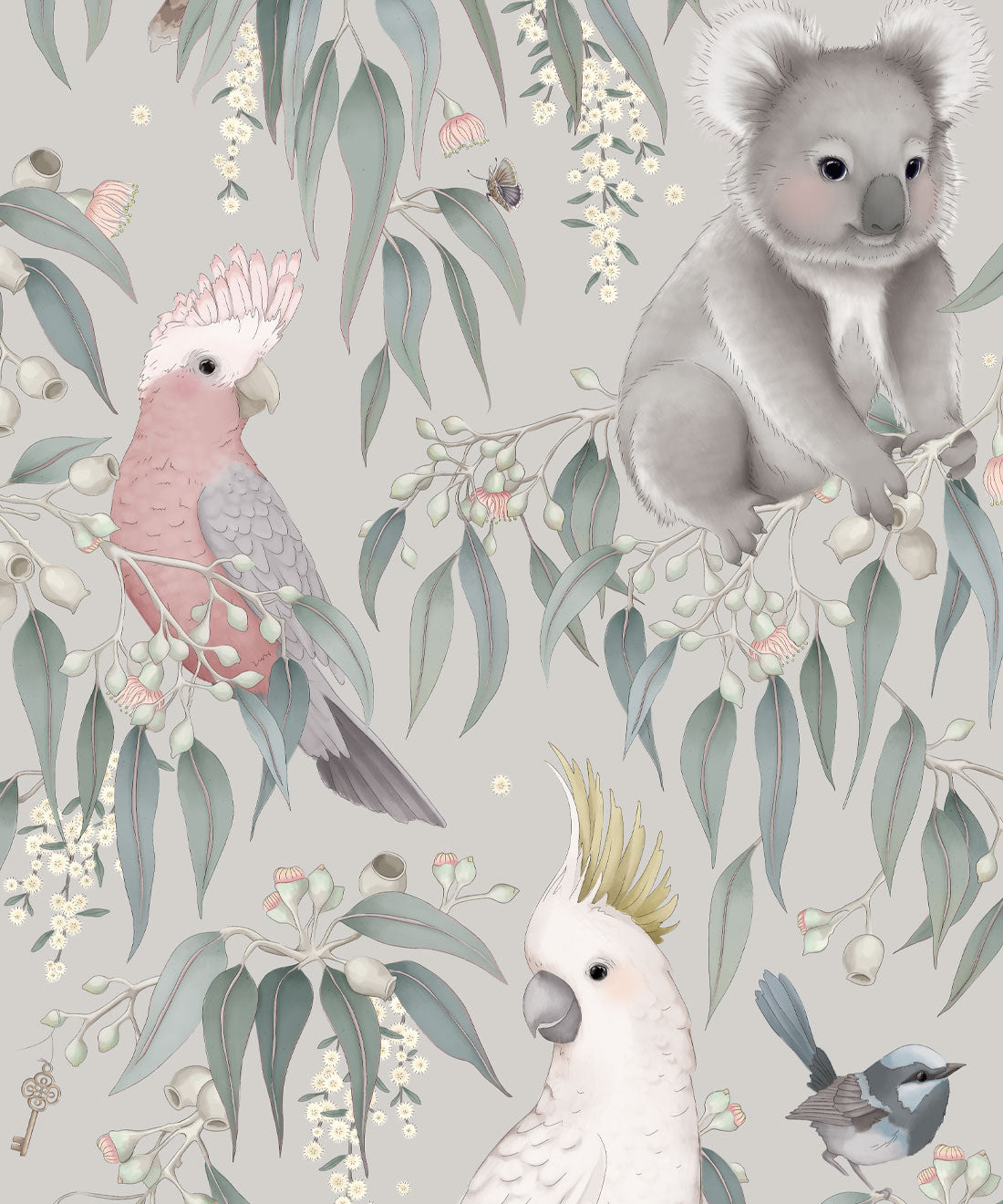 Bush Babies Wallpaper, Salt Bush
