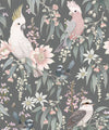 Bush Melody Wallpaper, Gum Gray