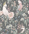 Bush Melody Wallpaper, Gum Gray