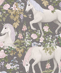 Unicorn Dreams Wallpaper, Starlight Gray