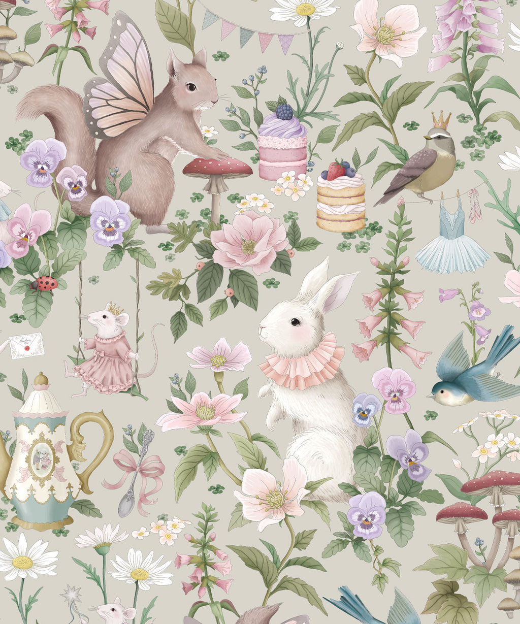 Garden Party Wallpaper, Gentle Sage