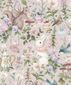 Garden Party Wallpaper, Soft Warm Gray