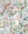 Garden Party Wallpaper, Sweet Blue