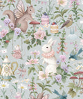Garden Party Wallpaper, Sweet Blue