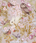 Woodlands Wallpaper, Petal Grey