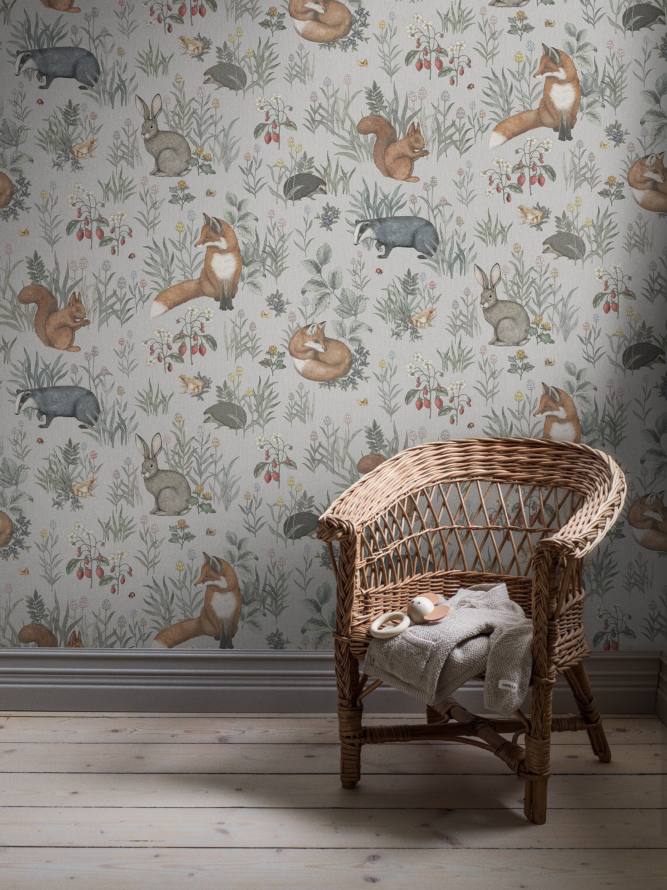 Forest Friends Mural 7480 - Woodland Animals