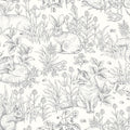Forest Friends - Black & Cream 7478