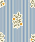 Piper, Nooooo Wallpaper, Blue & Orange