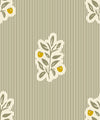 Piper, Nooooo Wallpaper, Olive & Yellow