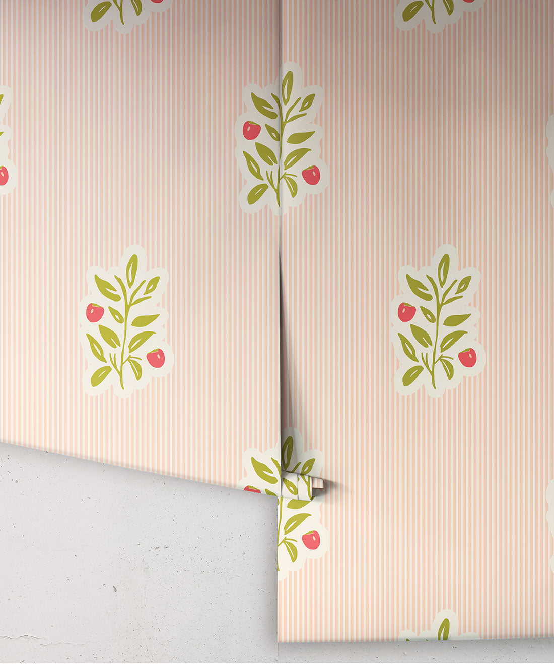 Piper, Nooooo Wallpaper, Peach & Pink