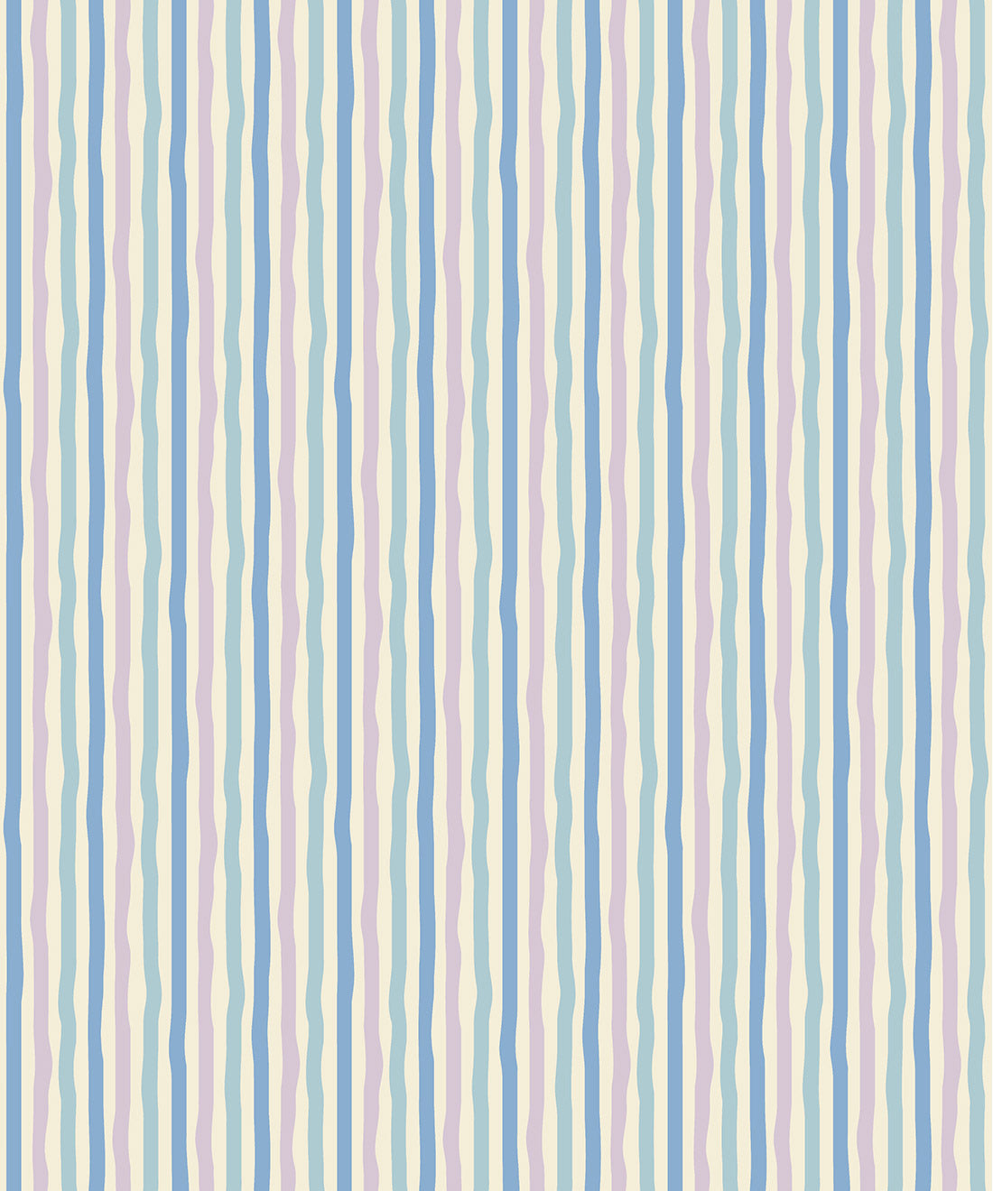 Can’t Keep It Straight Wallpaper, Blue & Lavender
