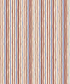 Can’t Keep It Straight Wallpaper, Brick & Periwinkle