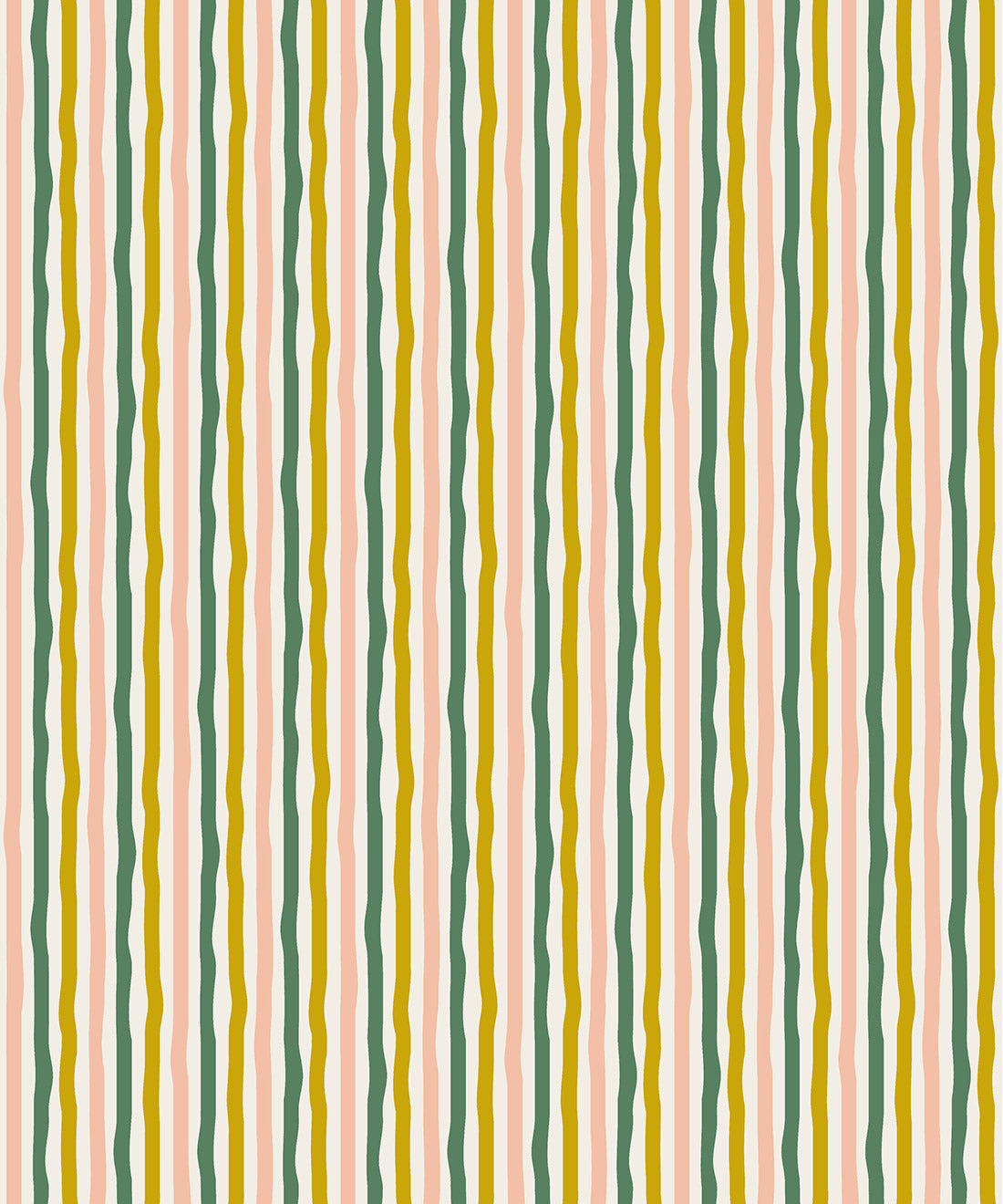 Can’t Keep It Straight Wallpaper, Chartreuse, Green & Pink
