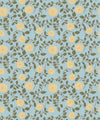 Mary Lennox Wallpaper, Blue & Yellow