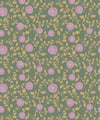 Mary Lennox Wallpaper, Lavender & Green