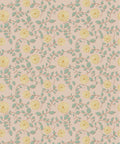 Mary Lennox Wallpaper, Peach & Mustard