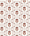 Flora Wallpaper, Brown & Black