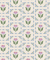 Flora Wallpaper, Lavender & Green