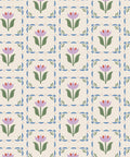 Flora Wallpaper, Lavender & Green