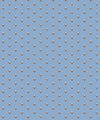 Nana’s Kitchen Wallpaper, Periwinkle & Brown