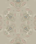 Bees Lace Wallpaper, Beige