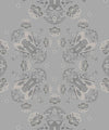 Bees Lace Wallpaper, Grey