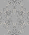 Bees Lace Wallpaper, Grey