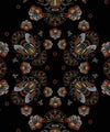 Bees Lace Wallpaper, Midnight