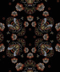 Bees Lace Wallpaper, Midnight