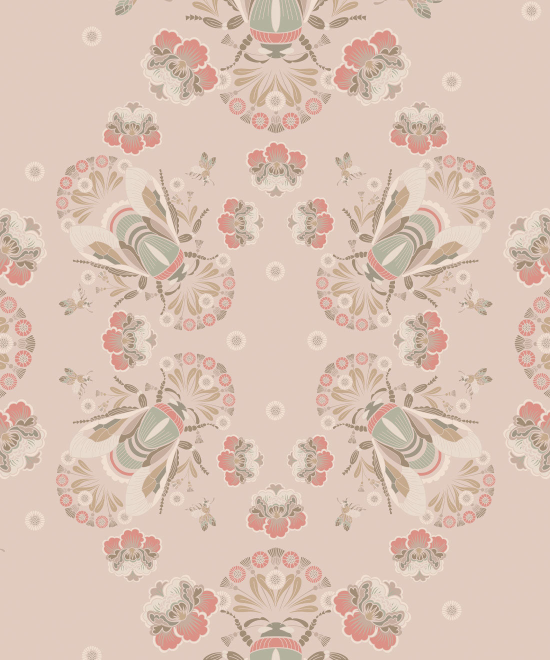 Bees Lace Wallpaper, Petal