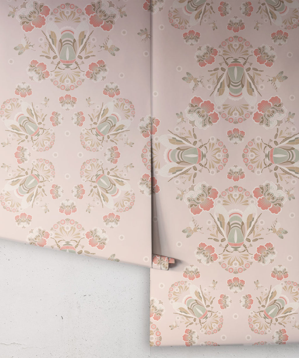 Bees Lace Wallpaper, Petal
