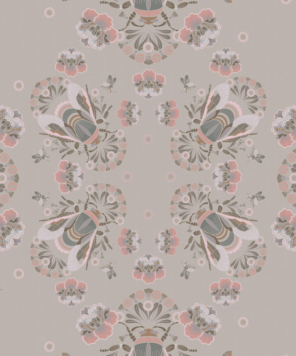 Bees Lace Wallpaper, Seashell