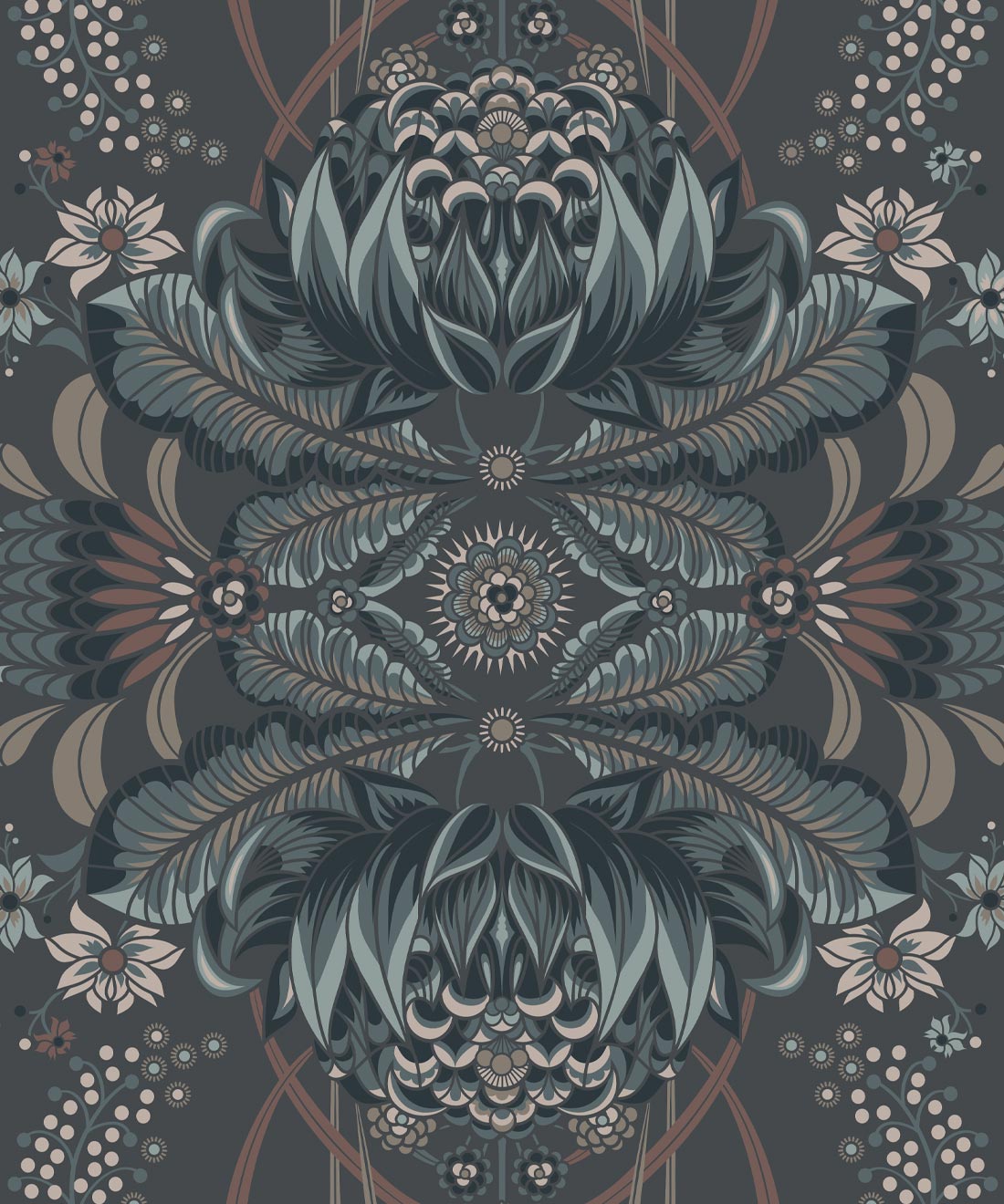 Bush Beauty Wallpaper, Denim