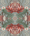 Bush Beauty Wallpaper, Duck Egg
