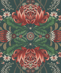 Bush Beauty Wallpaper, Navy