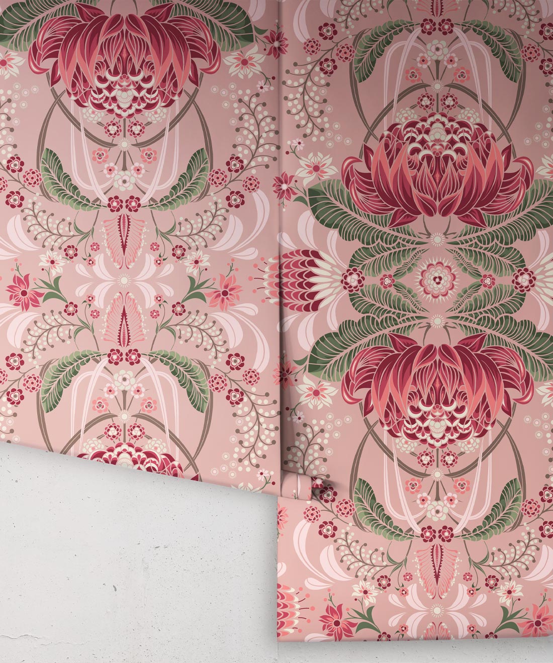 Bush Beauty Wallpaper, Pink