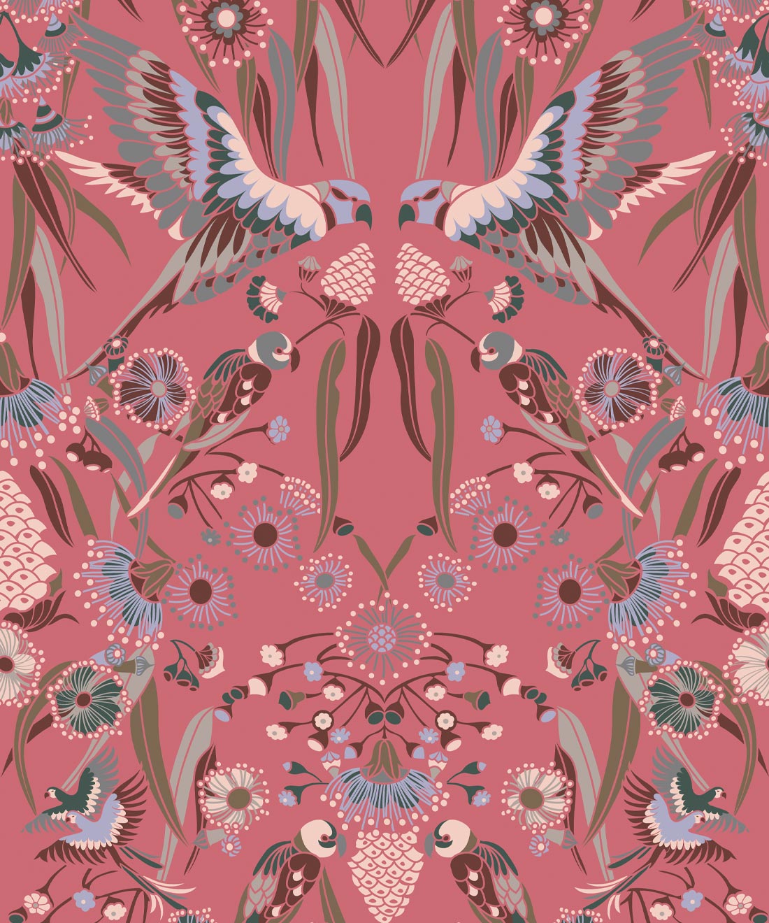 Gumnut Paradise Wallpaper, Cherry