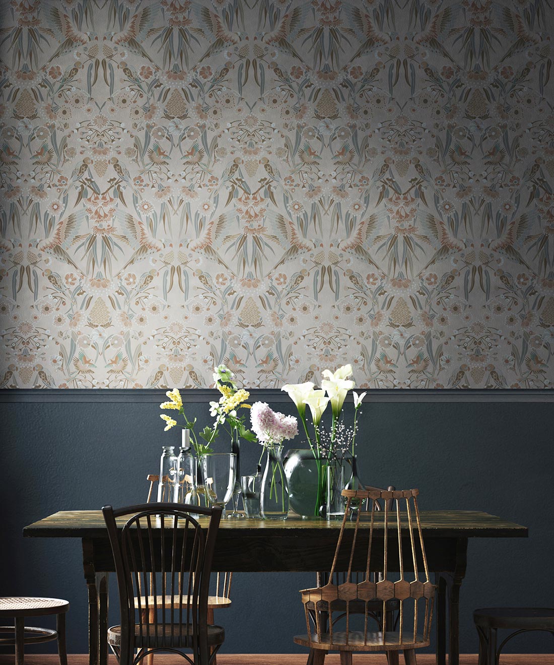 Gumnut Paradise Wallpaper, Latte