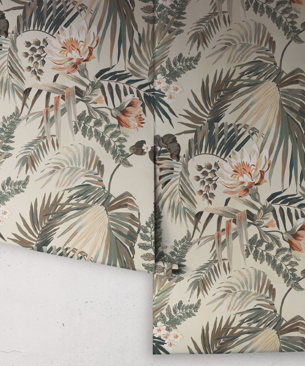 Majestic Palm Wallpaper, Sand