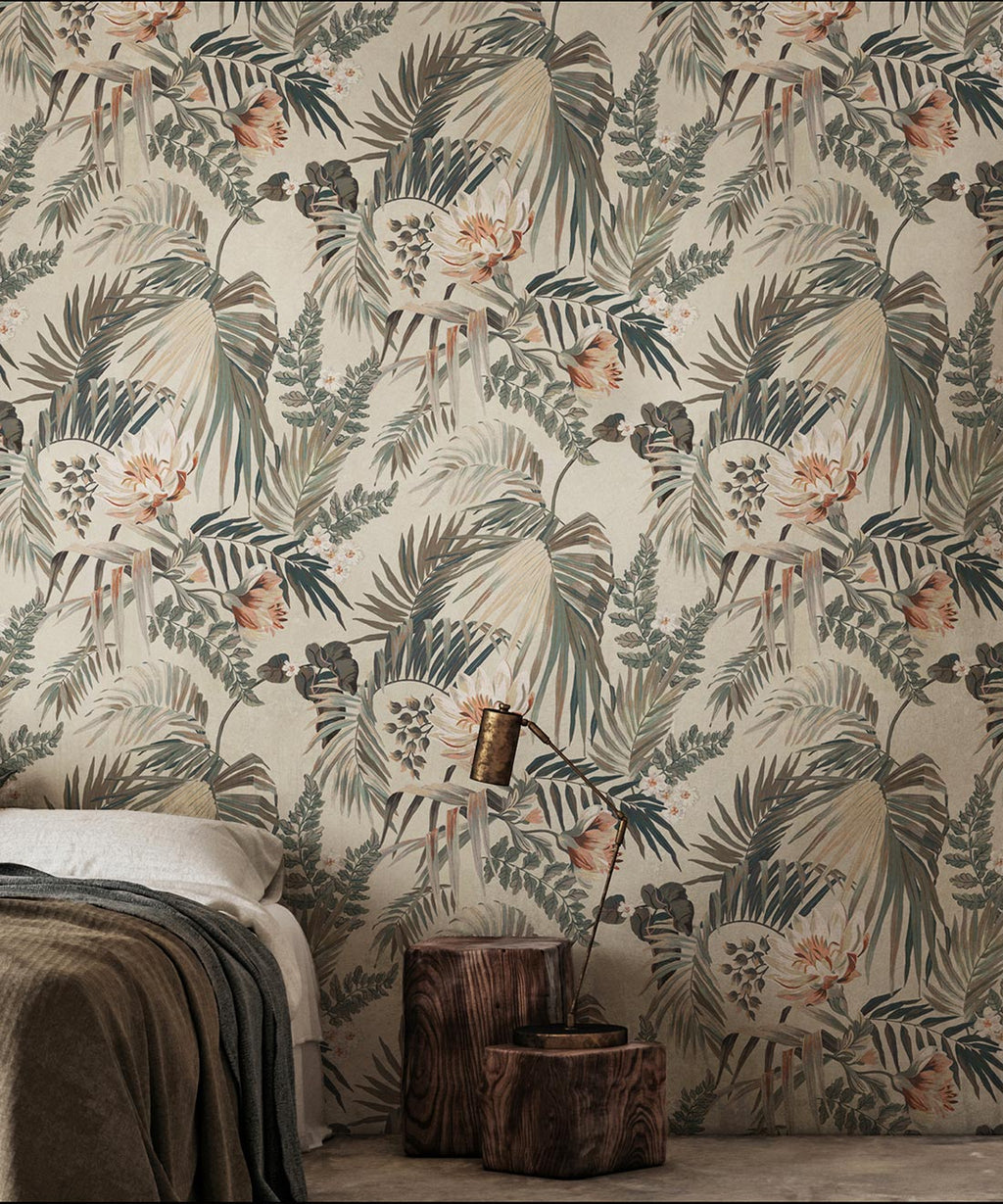 Majestic Palm Wallpaper, Sand