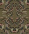 Prancing Peacocks Wallpaper, Antique